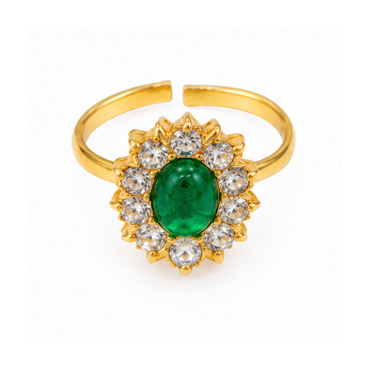 FINGER RING 1011 GREEN