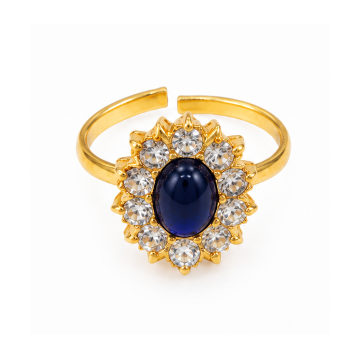 FINGER RING 1011 BLUE