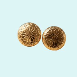 EAR RING THODA MEDIUM GOLD