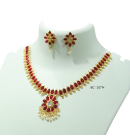 NECKLACE SET 361462 RED