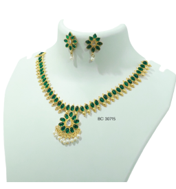 NECKLACE SET 361463 GREEN