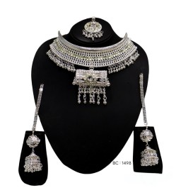 NECKLACE SET 102820 SILVER