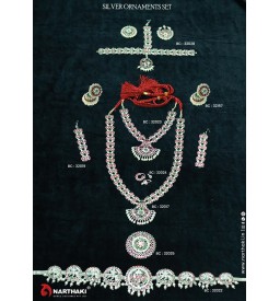 SILVER ORNAMENTS SET