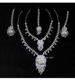 KASHMIRI SET JB01 SILVER