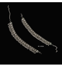 LEG BELLS NJ14 SILVER