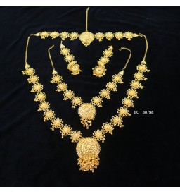 KASHMIRI SET FLOWER GOLD