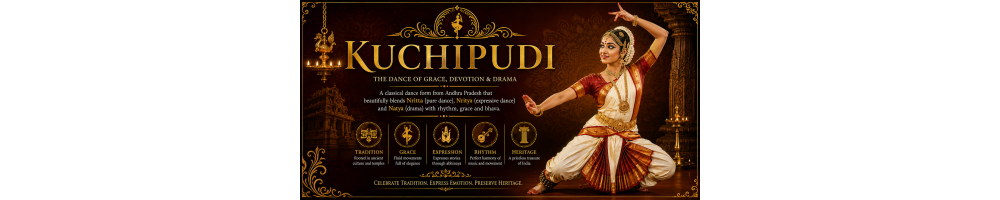 Discover the elegance and expressive beauty of Kuchipudi with Narthaki