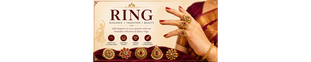 Add elegance and detail to every dance gesture with Narthaki’s