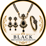 Black Imitation Ornaments