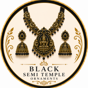 Black Semi Temple Ornaments