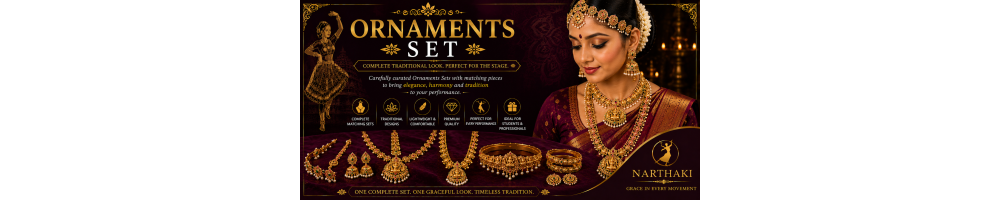 Complete your classical dance look with Narthaki’s beautifully coordin