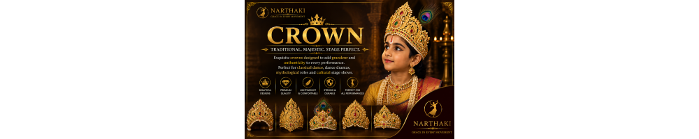 Bring grandeur and character to every performance with Narthaki’s