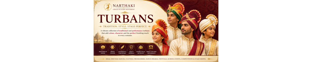 Complete your traditional and cultural performance look with Narthaki’s
