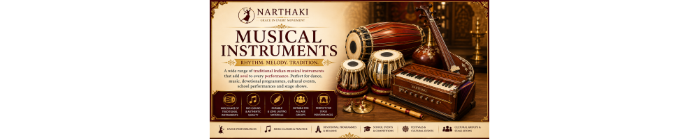 Bring rhythm, melody, and energy to every performance with Narthaki’s